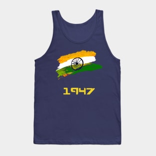 1947 India Flag Tank Top